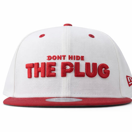 Don't Hide The Plug Snapback – Red / White